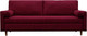 Миниатюра изображения товара Диван Brioli Марио (B48/вишневый)