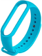 Миниатюра изображения товара Ремешок для фитнес-трекера Miru 4090 для Mi band 5 (силиконовый, голубой)