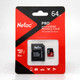 Миниатюра изображения товара Карта памяти Netac MicroSD Card P500 Extreme Pro 64GB (NT02P500PRO-064G-R) (с адаптером)