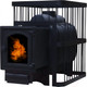 Миниатюра изображения товара Печь-каменка КомфортПром Чугун со стеклом 10013004 (84кг)