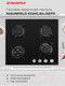 Миниатюра изображения товара Газовая варочная панель Maunfeld EGHG.64.13STS-EB