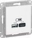 Миниатюра изображения товара Розетка Systeme (Schneider) Electric AtlasDesign ATN000139