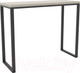 Миниатюра изображения товара Барный стол Hype Mebel Классик 120x55x110 (черный/древесина белая)