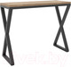 Миниатюра изображения товара Барный стол Hype Mebel Амарион 120x55x110 (черный/дуб галифакс натуральный)