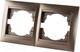 Миниатюра изображения товара Рамка для выключателей и розеток TDM Лама SQ1815-0730 (бронза)