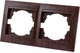 Миниатюра изображения товара Рамка для выключателей и розеток TDM Лама SQ1815-0430 (венге)