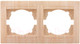 Миниатюра изображения товара Рамка для выключателей и розеток TDM Лама SQ1815-0330 (сосна)