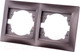 Миниатюра изображения товара Рамка для выключателей и розеток TDM Лама SQ1815-0530 (шоколад)