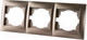 Миниатюра изображения товара Рамка для выключателей и розеток TDM Лама SQ1815-0731 (бронза)