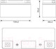 Миниатюра изображения товара Мотоаккумулятор DELTA AGM СТ 1208 YT7B-BS / YT7B-4 / YT9B-BS (8 А/ч)