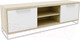 Миниатюра изображения товара Тумба Hype Mebel ТВ 120x40 (белый/дуб галифакс натуральный)