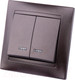 Миниатюра изображения товара Выключатель TDM Лама SQ1815-0505 (шоколад)