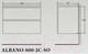 Миниатюра изображения товара Тумба под умывальник BelBagno ALBANO-800-2C-SO-RVB