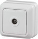 Миниатюра изображения товара Розетка INTRO Quadro 2-301-01 / Б0027658 (белый)