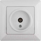 Миниатюра изображения товара Розетка INTRO Solo 4-301-01 / Б0043368 (белый)