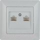 Миниатюра изображения товара Розетка INTRO Solo 4-304-01 / Б0043389 (белый)