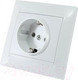 Миниатюра изображения товара Розетка TDM Лама SQ1815-0023 (белый)