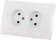 Миниатюра изображения товара Розетка TDM Лама SQ1815-0024 (белый)