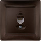 Миниатюра изображения товара Розетка TDM Лама SQ1815-0516 (шоколад)