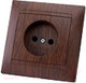 Миниатюра изображения товара Розетка TDM Лама SQ1815-0422 (венге)