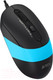 Миниатюра изображения товара Мышь A4Tech Fstyler FM10 (черный/синий)