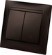 Миниатюра изображения товара Выключатель TDM Лама SQ1815-0507 (шоколад)
