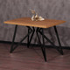 Миниатюра изображения товара Обеденный стол Millwood Женева Л 130x80x75 (дуб золотой Craft/металл черный)