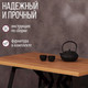 Миниатюра изображения товара Обеденный стол Millwood Женева Л 160x80x75 (дуб золотой Craft/металл черный)