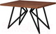 Миниатюра изображения товара Обеденный стол Millwood Женева Л 160x80x75 (дуб табачный Craft/металл черный)