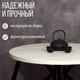 Миниатюра изображения товара Обеденный стол Millwood Женева Л D90x75 (дуб белый Craft/металл черный)