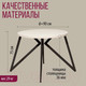 Миниатюра изображения товара Обеденный стол Millwood Женева Л D90x75 (дуб белый Craft/металл черный)