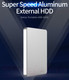 Миниатюра изображения товара Внешний жесткий диск Netac HDD K330 USB3.0 1TB Silver (NT05K330N-001T-30SL)