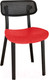 Миниатюра изображения товара Стул Sheffilton SHT-S85 (черный/черный/красный)