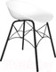 Миниатюра изображения товара Стул Sheffilton SHT-ST19/S107 (белый/черный муар)