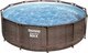 Миниатюра изображения товара Каркасный бассейн Bestway Steel Pro MAX Ротанг 56709 (366х100, с фильтр-насосом)