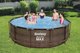 Миниатюра изображения товара Каркасный бассейн Bestway Steel Pro MAX Ротанг 56709 (366х100, с фильтр-насосом)