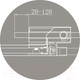 Миниатюра изображения товара Душевой уголок Cezares SLIDER-AH-1-80-80/90-GRIGIO-Cr