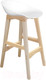 Миниатюра изображения товара Стул барный Sheffilton SHT-ST19/S65 (белый/прозрачный лак)