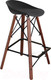 Миниатюра изображения товара Стул барный Sheffilton SHT-ST19/S80 (черный/темный орех)