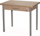 Миниатюра изображения товара Обеденный стол Древпром М20 90x60 с ящиком (металлик/дуб эврика)