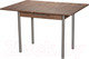 Миниатюра изображения товара Обеденный стол Древпром М20 90x60 с ящиком (металлик/велингтон)