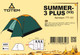 Миниатюра изображения товара Палатка Totem Summer 3 Plus V2 / TTT-031