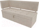 Миниатюра изображения товара Скамья кухонная мягкая Лига Диванов Стоун 259 левый со спальным местом/ 107265 (велюр, бежевый)