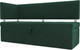 Миниатюра изображения товара Скамья кухонная мягкая Лига Диванов Стоун 259 левый со спальным местом/ 107268 (велюр, зеленый)