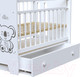 Миниатюра изображения товара Детская кроватка VDK Coala маятник-ящик (белый)
