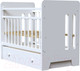 Миниатюра изображения товара Детская кроватка VDK Coala маятник-ящик (белый)