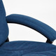 Миниатюра изображения товара Кресло офисное Tetchair Comfort LT флок (синий)