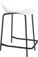 Миниатюра изображения товара Стул барный Sheffilton SHT-ST19/S29-1 (белый/черный муар)