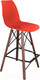 Миниатюра изображения товара Стул барный Sheffilton SHT-ST29/S80 (красный RAL3020/темный орех/черный муар)