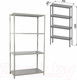 Миниатюра изображения товара Стеллаж металлический Brabix Ms-150/40/70-4 / 291101